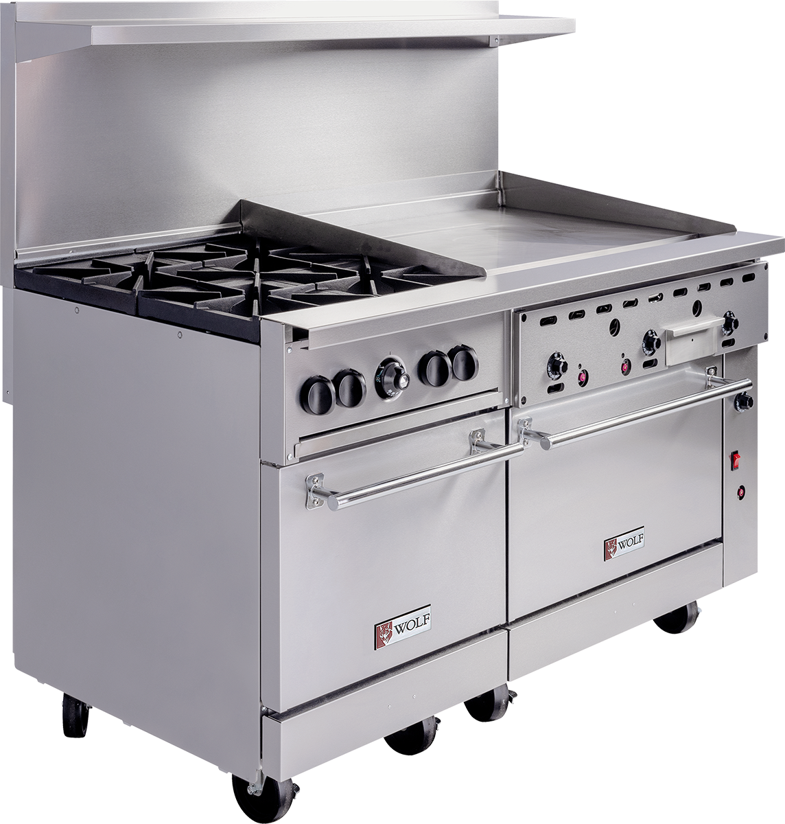 Wolf 60 Professional Gas Range w/Double Griddle